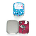 Boite réconfort minute personnalisée flamant rose et bleu bulle 150x150 - Boite Réconfort Minute personnalisable 1 bulle