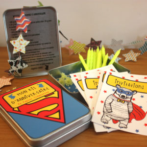 boite kit d'anniversaire wonder boy