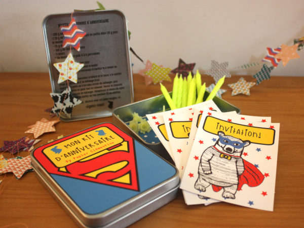 boite kit d'anniversaire wonder boy